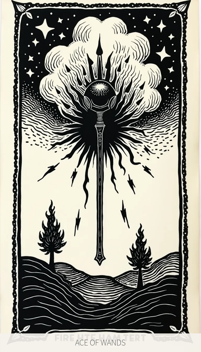 Ace of Wands — Ember Tarot