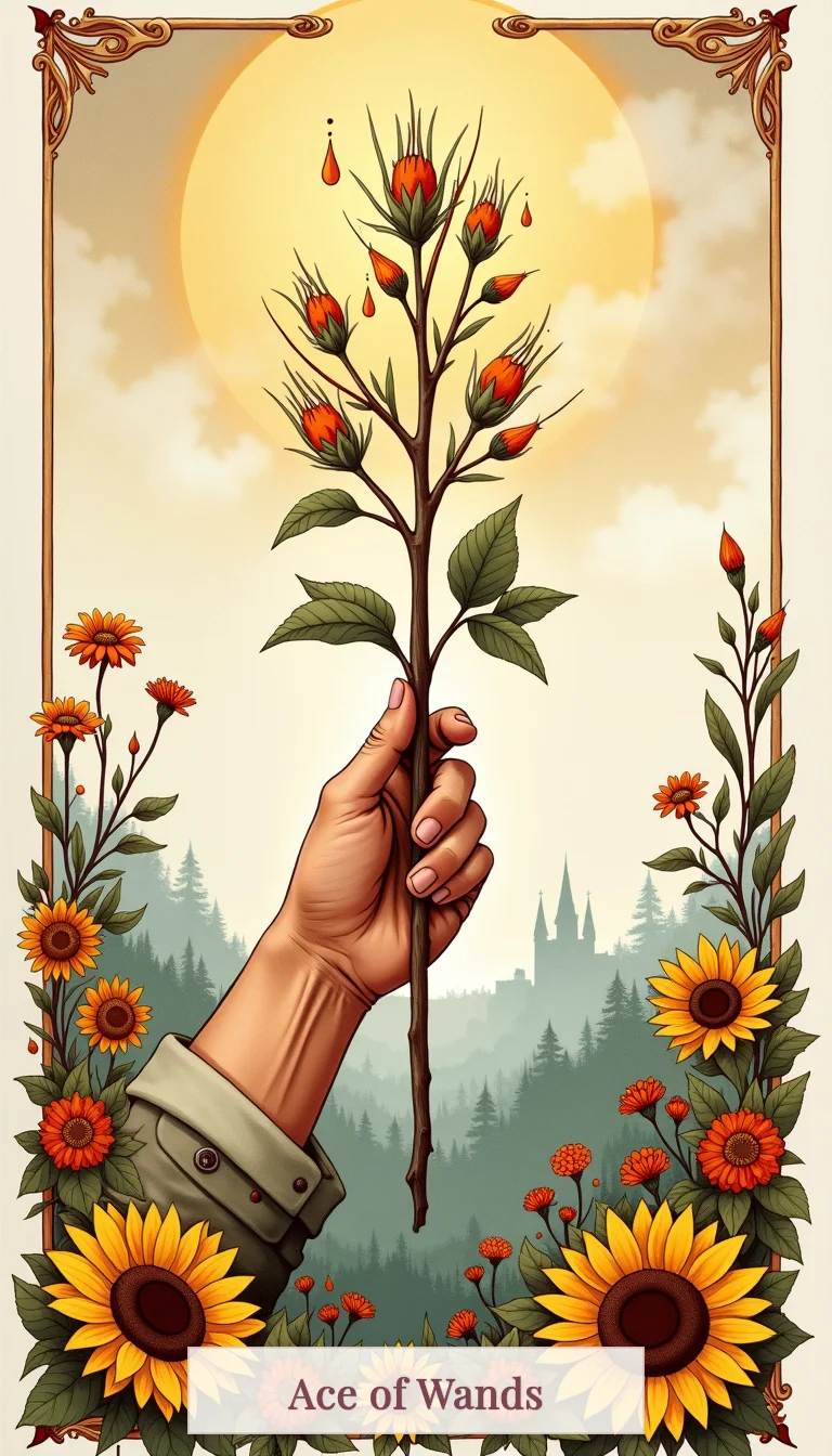 Ace of Wands — Lantern Tarot