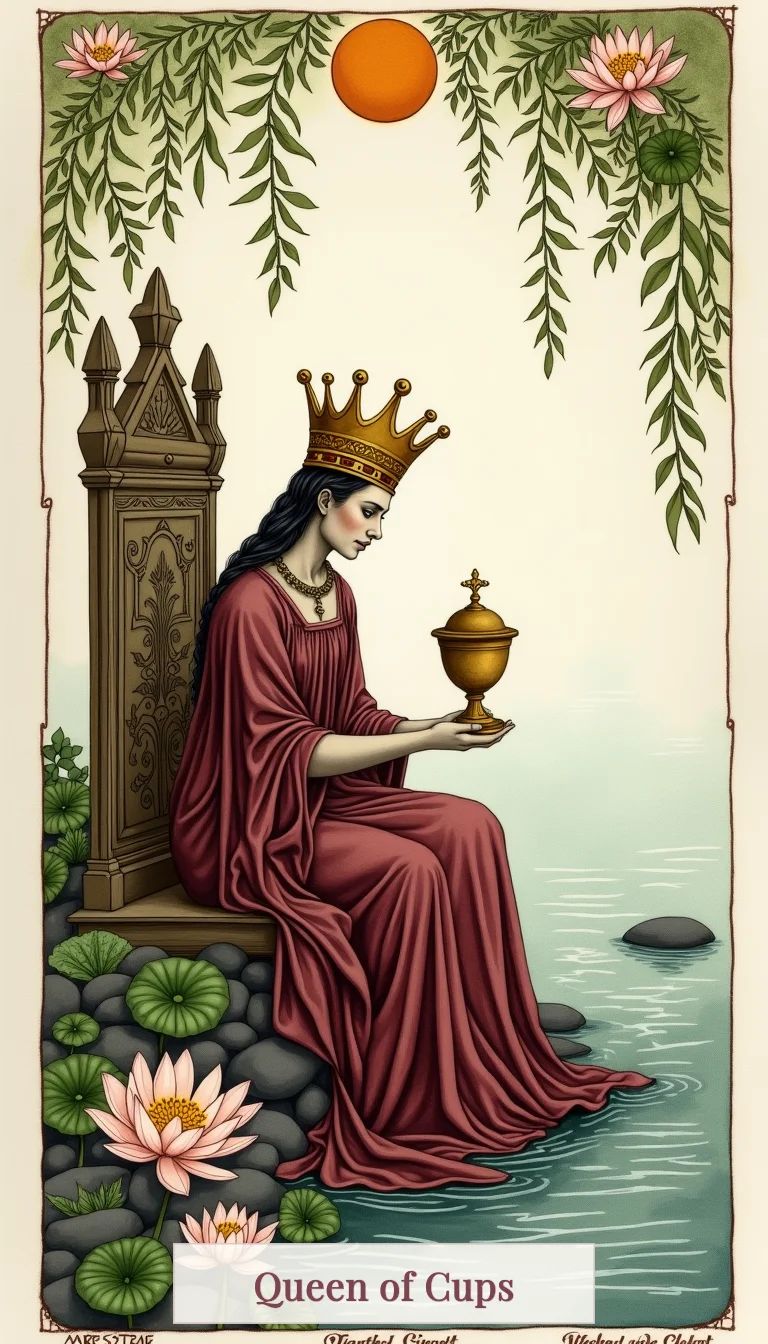 Queen of Cups — Lantern Tarot